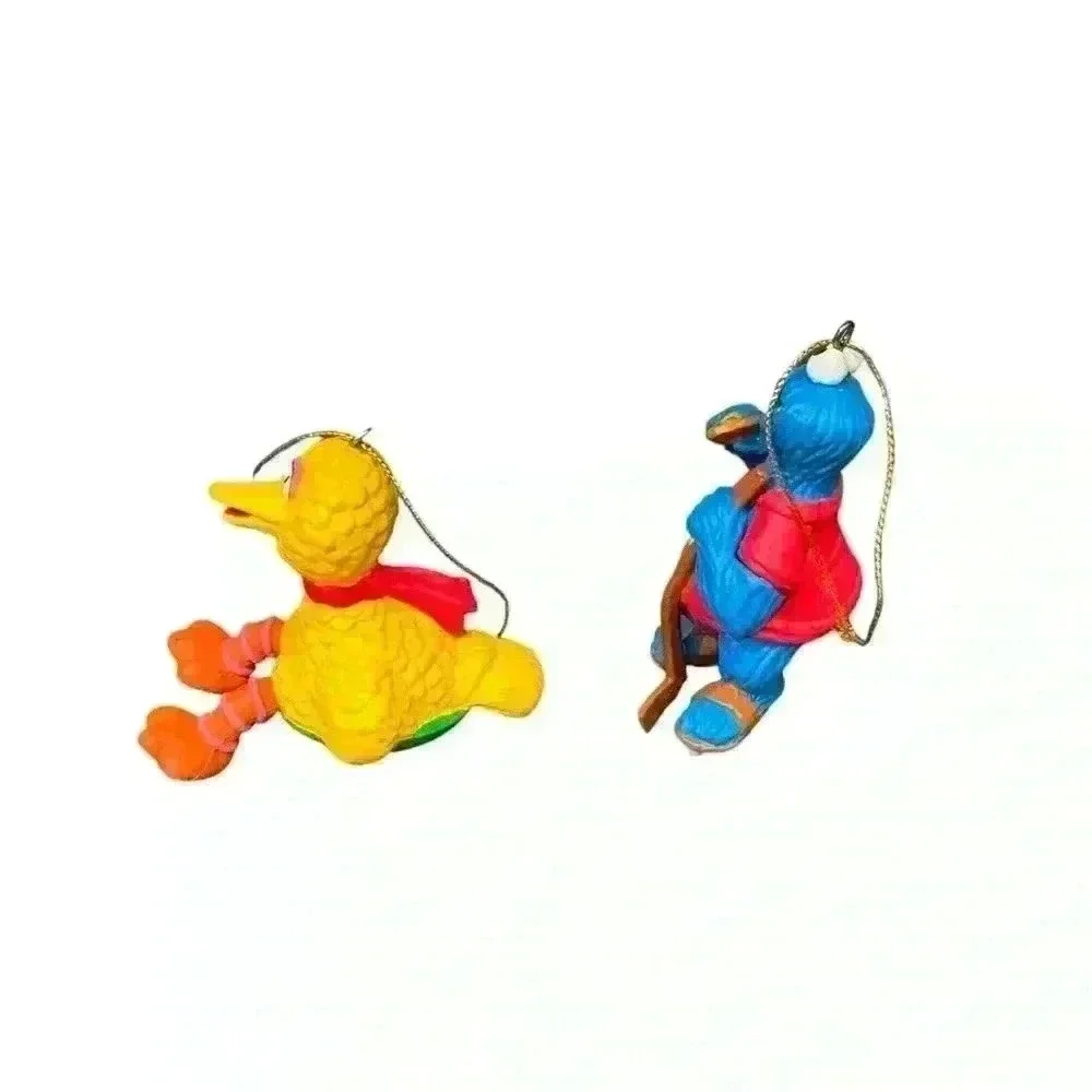 Sesame Street Big Bird & Cookie Monster Ornaments